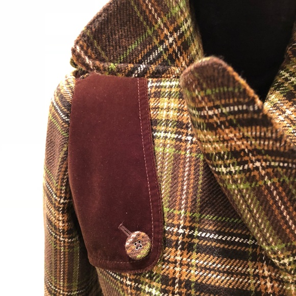 Juicy Couture plaid jacket Sz 2 - Picture 4 of 8